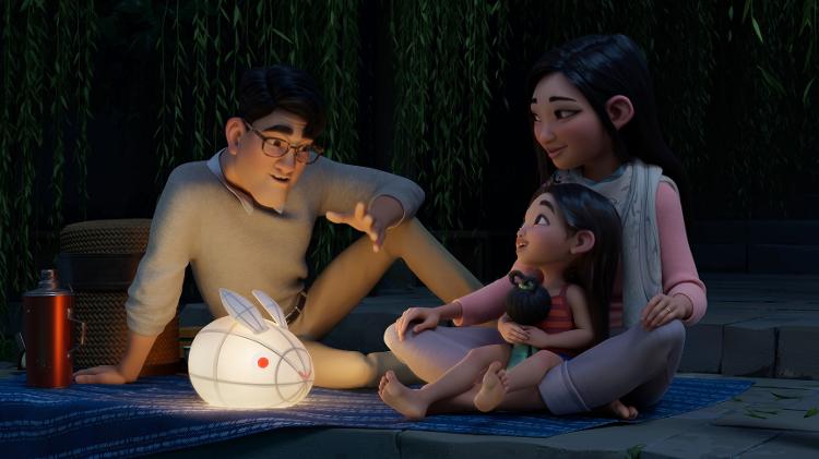 Fei Fei e sua família na animação da Netflix 'On the Moon' - Press Release - Press Release